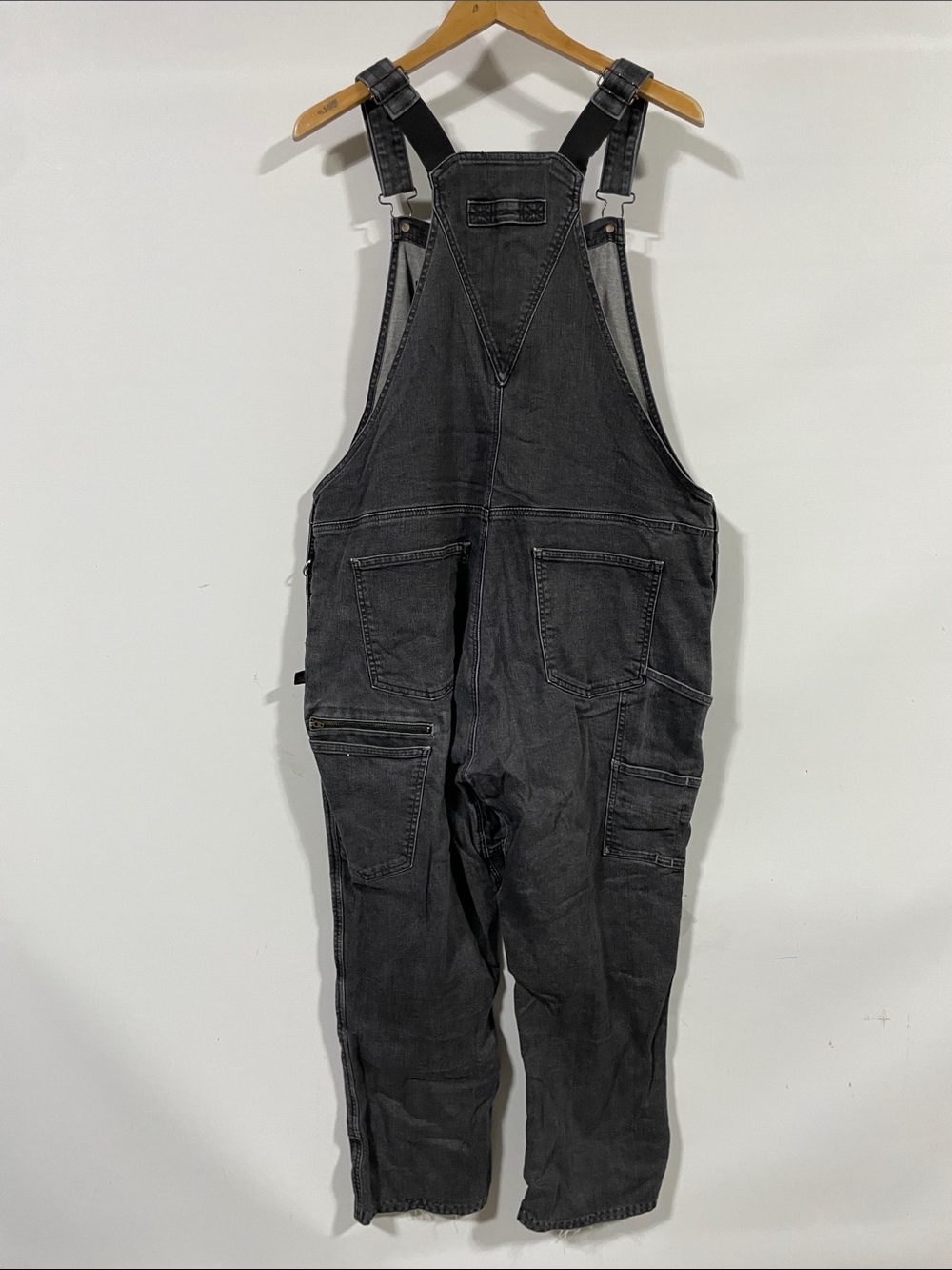 Dovetail Black Denim Overalls Jumpsuit - Picture 3 of 3